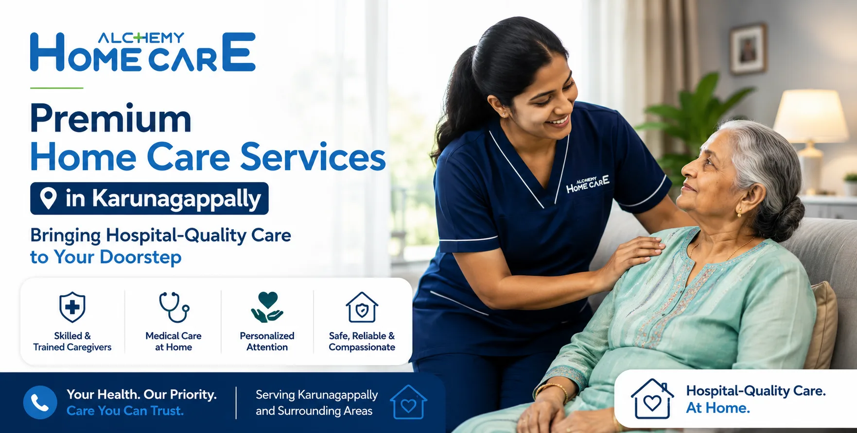 Premium Home Care Services in Karunagappally: Bringing Hospital-Quality Care to Your Doorstep